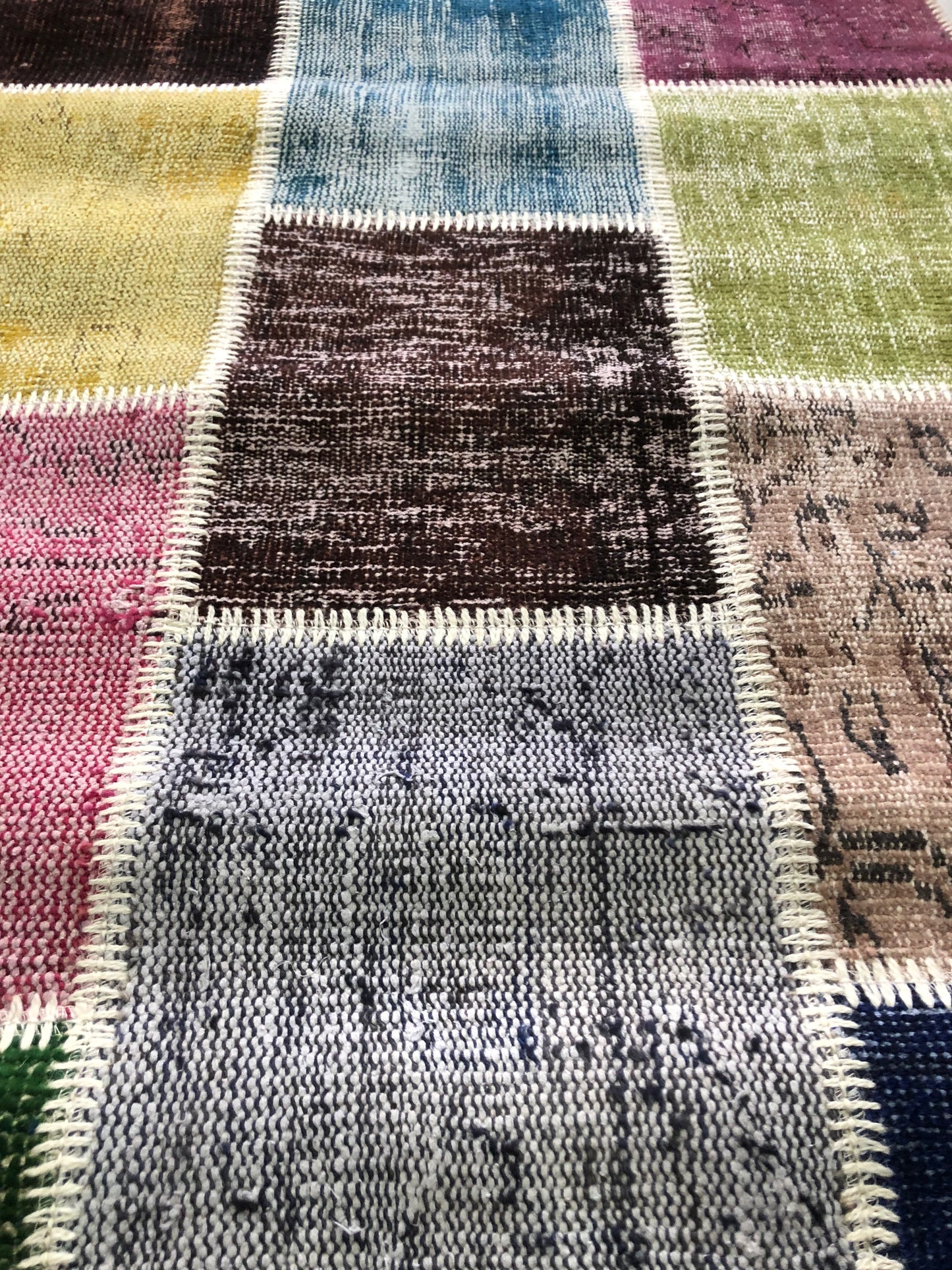 El Dokuma Patchwork Halı - 120x180 cm