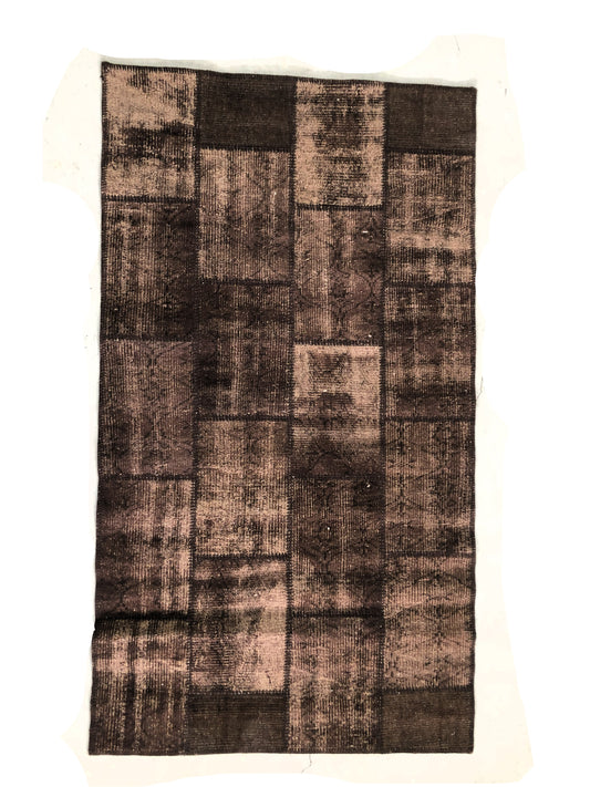 El Dokuma Patchwork Halı - 110x195 cm