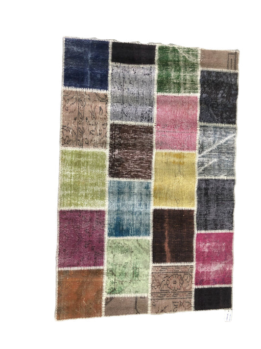 El Dokuma Patchwork Halı - 120x180 cm